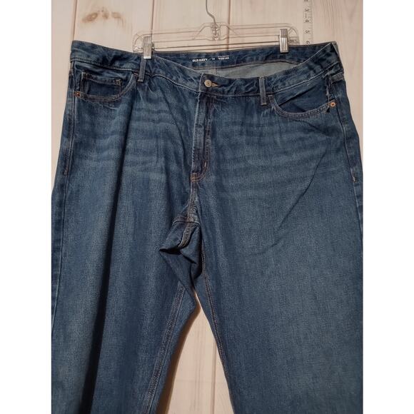 Old Navy Jeans Womens 22 Blue Denim Extra High Rise Wide Leg 100% Cotton‎ New - Picture 3 of 8